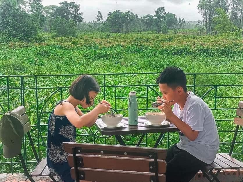 Mina Cafe & Stay Quan Lan Bagian luar foto