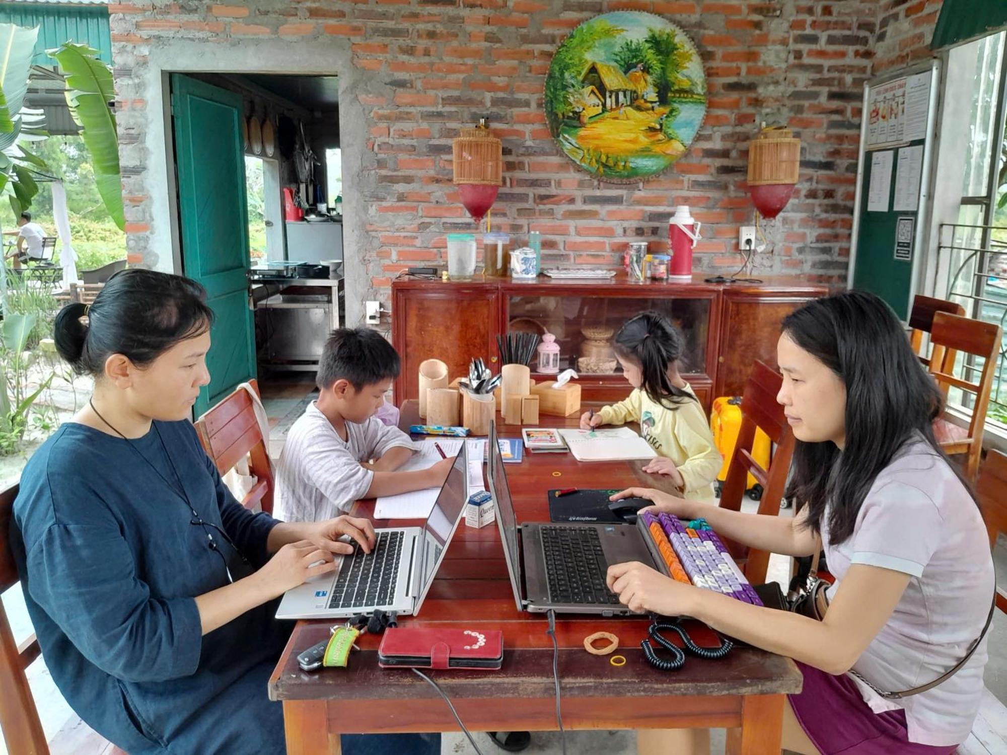 Mina Cafe & Stay Quan Lan Bagian luar foto